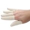 The Beadsmith 3" Finger Cots, Toe Sleeve, Thumb Protector, Covers Fingertip, Breathable Cotton Elastic Blend, pack of 20 Fingertip Sleeves, Use as a bandage for sports, work and cleaning